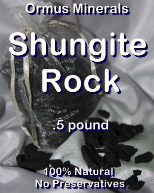 Ormus Minerals -Shungite Rock Ormus Minerals -Shungite Rock