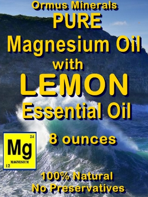 Ormus Minerals -Pure Mg Oil with LEMON Essential Oil Ormus Minerals -Pure Mg Oil with LEMON Essential Oil
