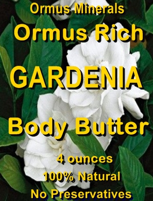 Ormus Minerals -ORMUS Rich Gardenia Body Butter Ormus Minerals -ORMUS Rich Gardenia Body Butter