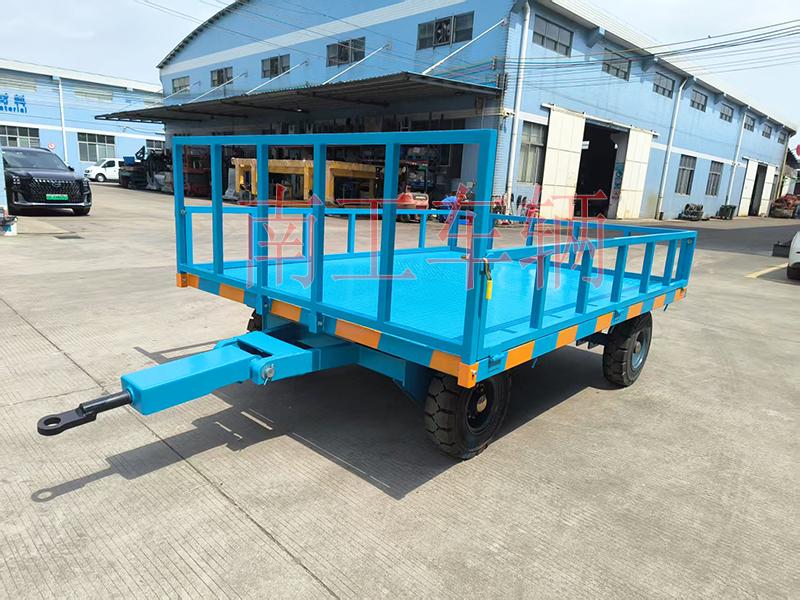 5吨下翻式护栏开云·（kaiyun）官方网站 牵引全挂工具拖车